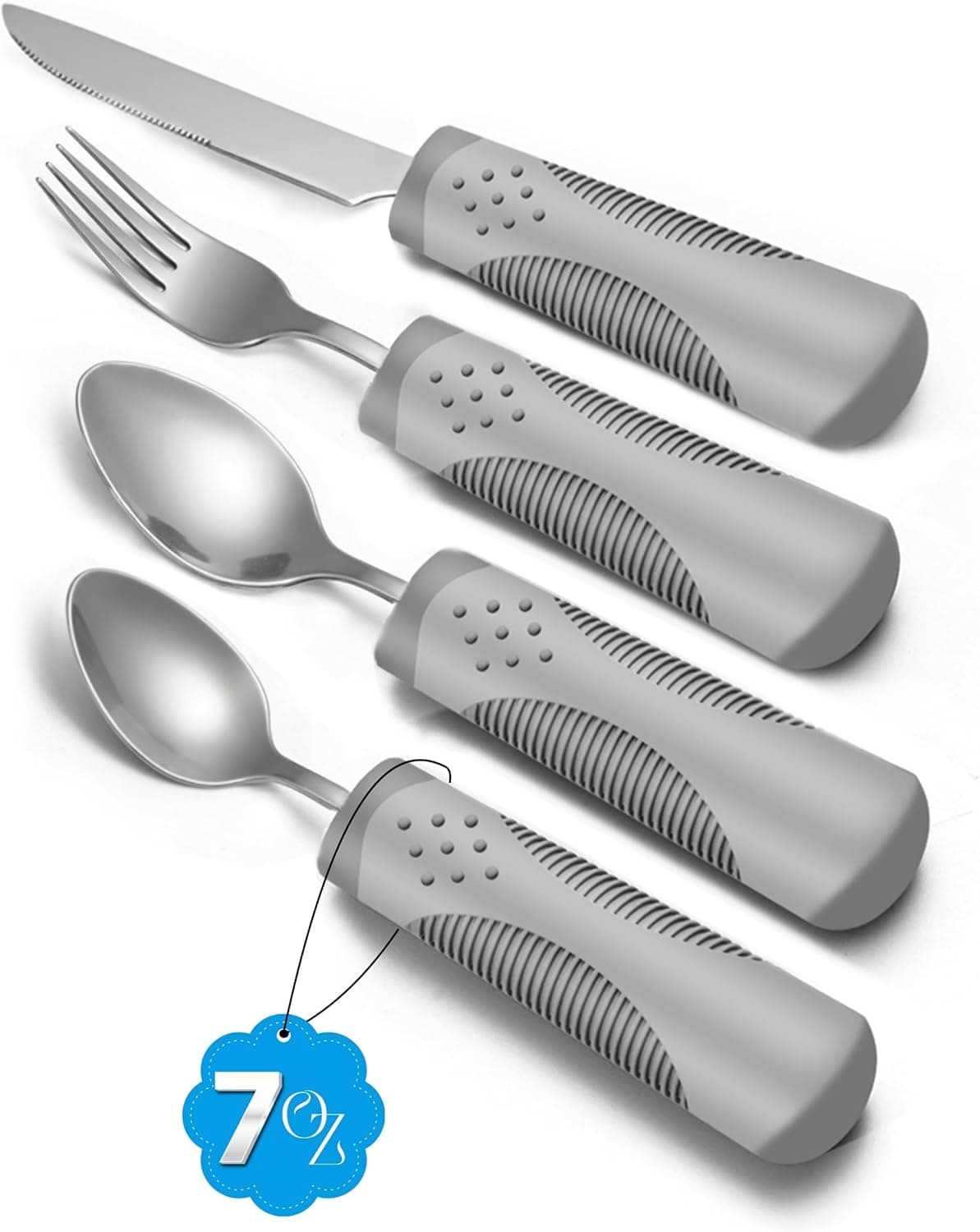 Couverts adaptés lestés (4 pièces)