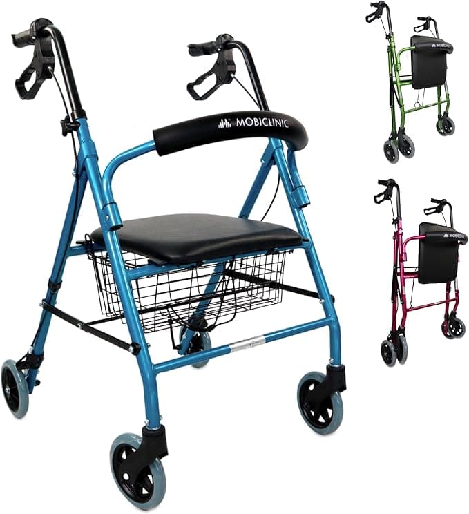 Déambulateur pliant en aluminium