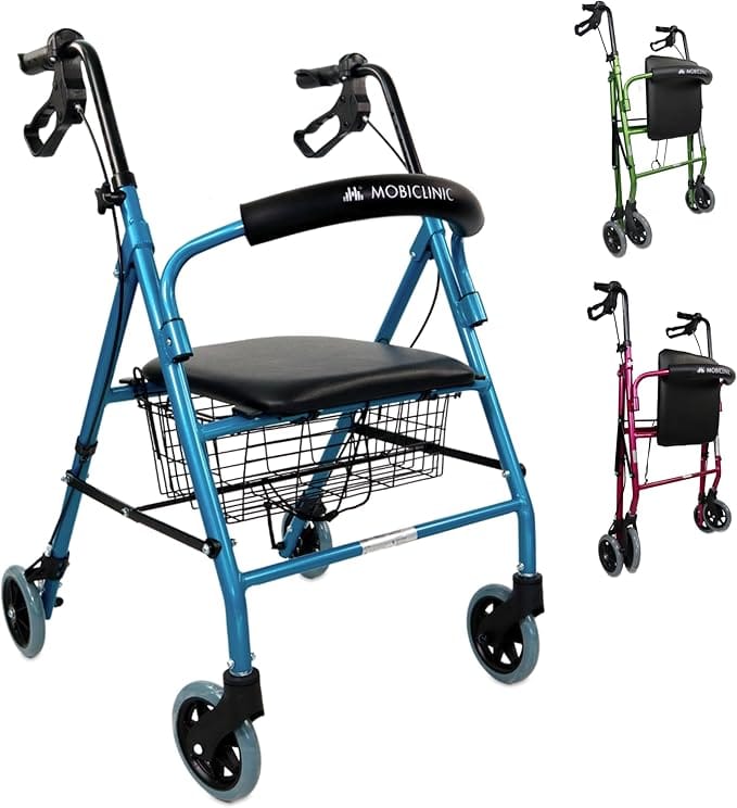 Déambulateur pliant en aluminium