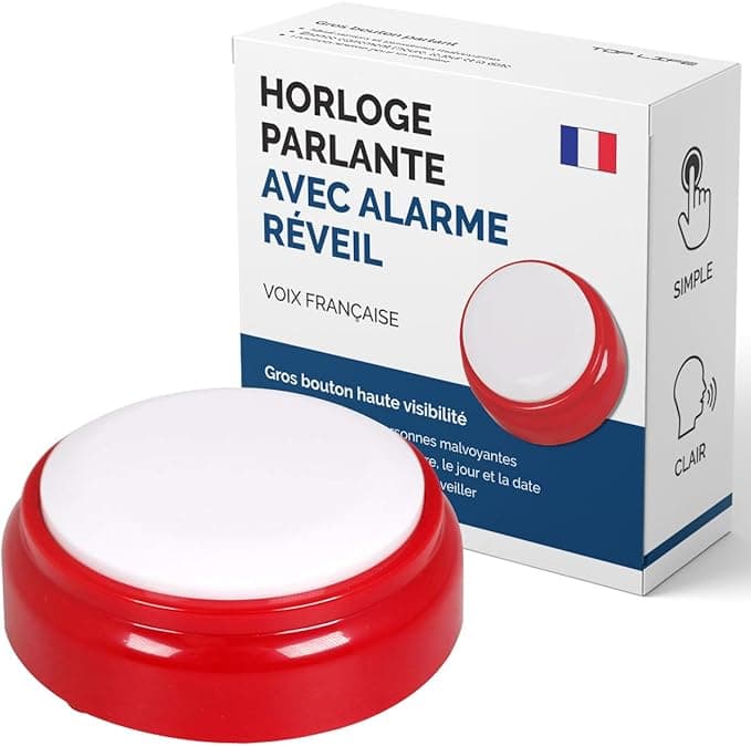 Horloge parlante à grand affichage