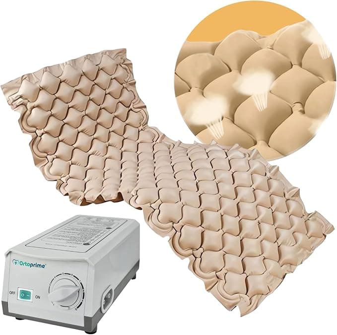 Surmatelas à air anti-escarres avec compresseur