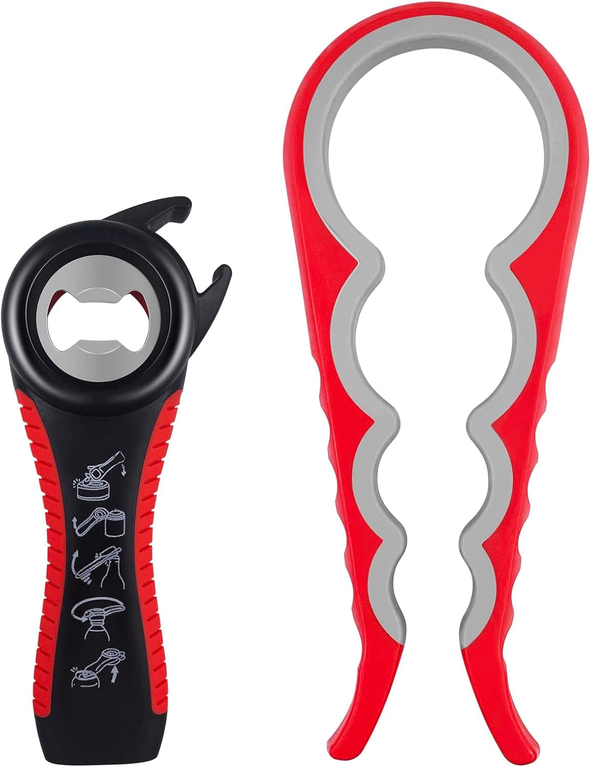 Ouvre-bocal multifonction (lot de 2)