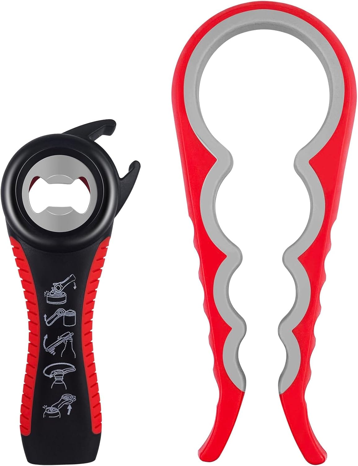 Ouvre-bocal multifonction (lot de 2)