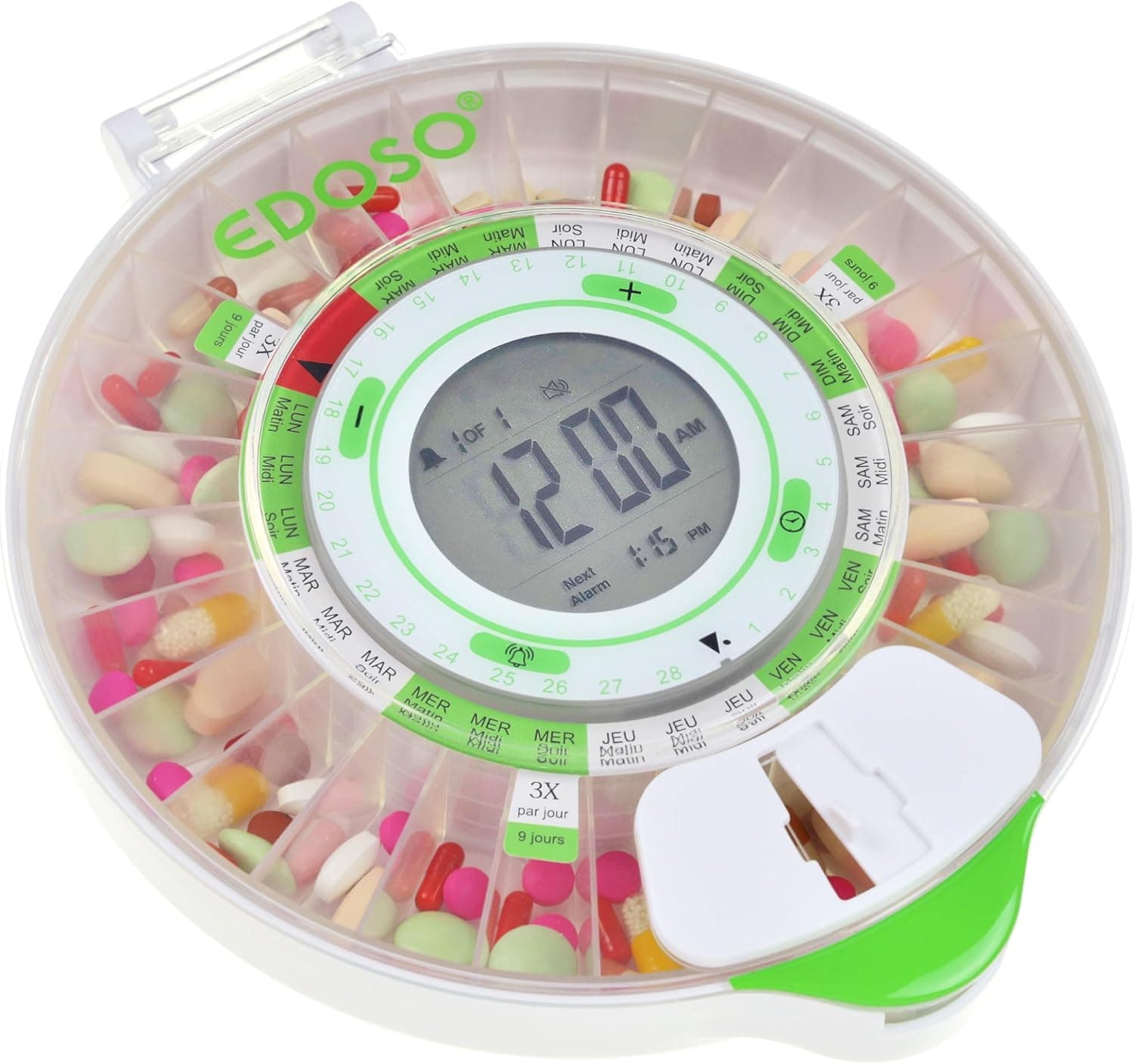 Pilulier électronique automatique à alarme