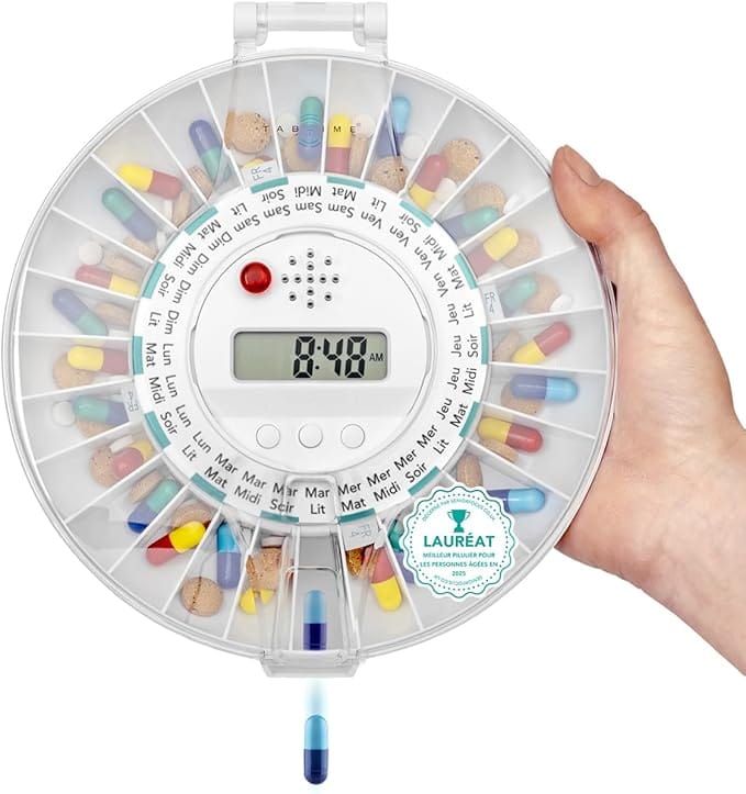 Distributeur de médicaments électronique rotatif