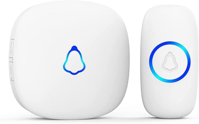 Récepteur de sonnette sans fil avec flash lumineux