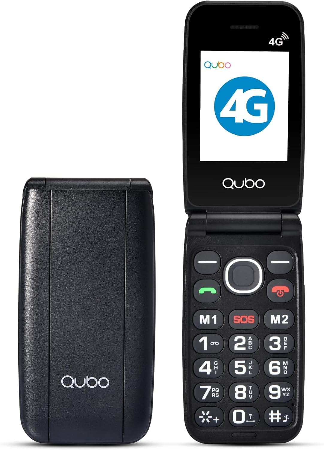 Téléphone portable senior à clapet (4G)