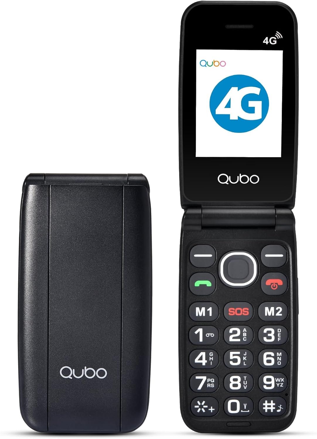 Téléphone portable senior à clapet (4G)
